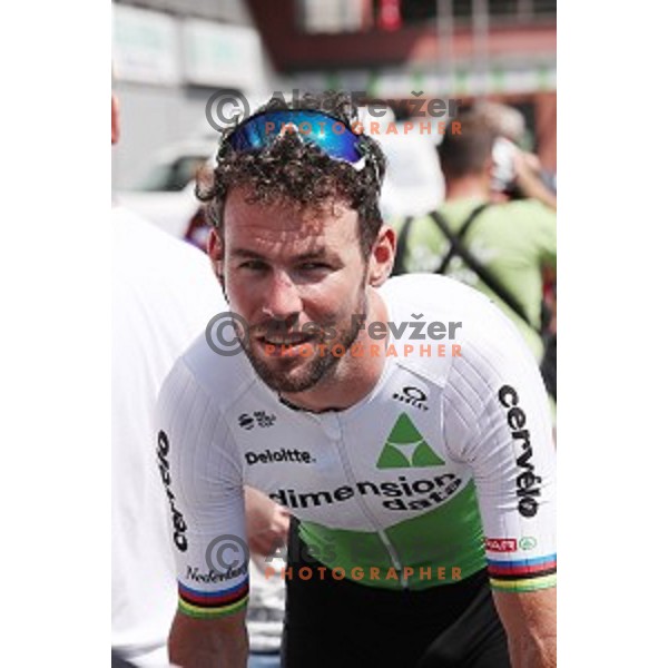 Mark Cavendish at the start of fourth stage of 25th Tour of Slovenia cycling race between Ljubljana and Kamnik (155 km) Slovenia on June 16, 2018