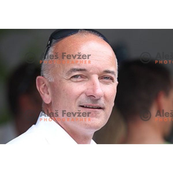 Bogdan Fink, race director at fourth stage of 25th Tour of Slovenia cycling race between Ljubljana and Kamnik (155 km) in Slovenia on June 16, 2018