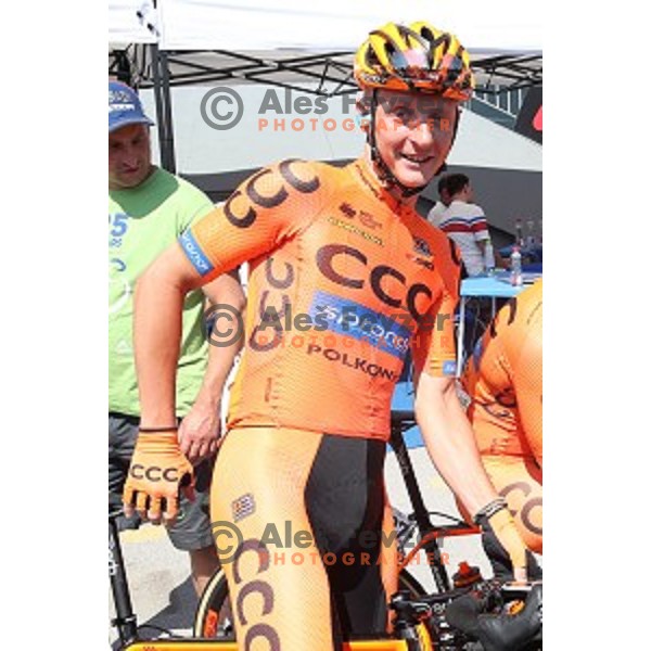 Marko Kump at fourth stage of 25th Tour of Slovenia cycling race between Ljubljana and Kamnik (155 km) in Slovenia on June 16, 2018