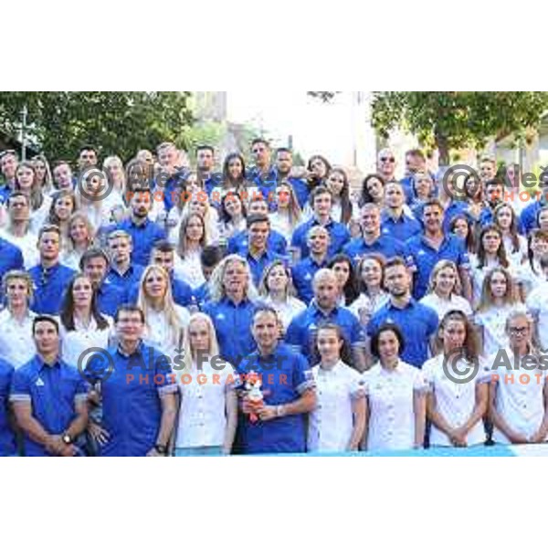 Official presentation of Slovenia team for Tarragona 2018 Mediteranean Games Spain in Portoroz, Slovenia on June 18, 2018