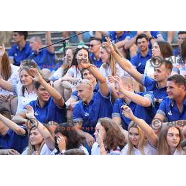 Official presentation of Slovenia team for Tarragona 2018 Mediteranean Games Spain in Portoroz, Slovenia on June 18, 2018