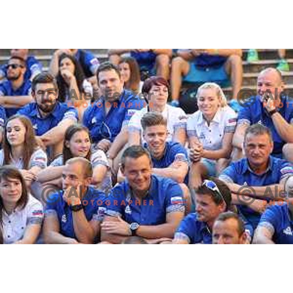 Official presentation of Slovenia team for Tarragona 2018 Mediteranean Games Spain in Portoroz, Slovenia on June 18, 2018