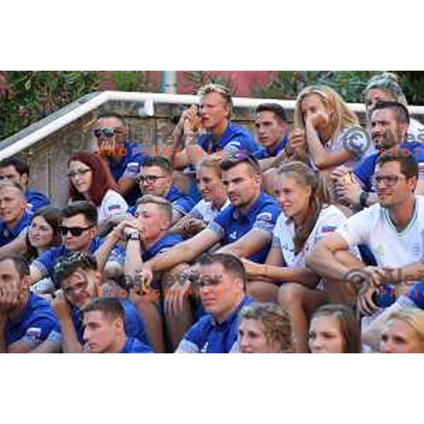 Official presentation of Slovenia team for Tarragona 2018 Mediteranean Games Spain in Portoroz, Slovenia on June 18, 2018
