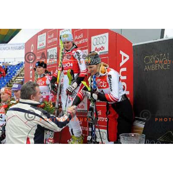 Andrej Vizjak after second run of 44.Golden Fox Audi FIS Alpine Ski World Cup Slalom in Maribor13.1.2007. Photo by Ales Fevzer 
