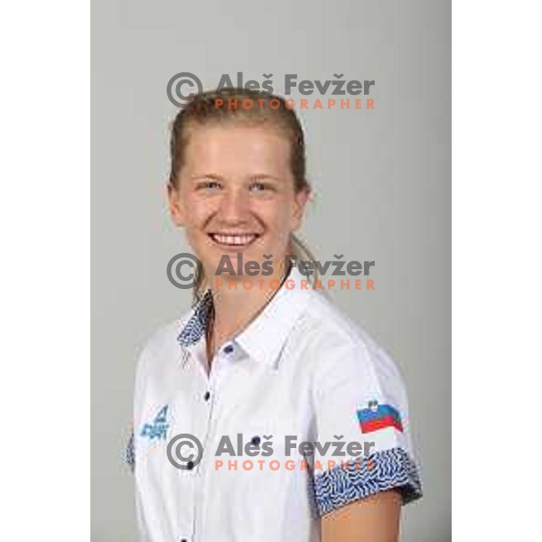 Tina Sutej, member of Slovenia team for Tarragona 2018 Mediteranean Games Spain in Portoroz, Slovenia on June 18, 2018