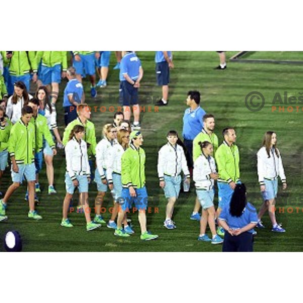 Slovenia team during Opening Ceremony of Tarragona 2018 Mediteranean Games, Spain on June 22, 2018