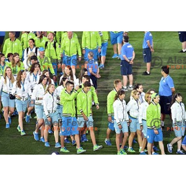 Slovenia team during Opening Ceremony of Tarragona 2018 Mediteranean Games, Spain on June 22, 2018