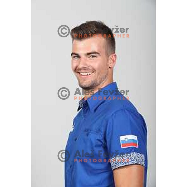 Klemen Strajhar, member of Slovenia team for Tarragona 2018 Mediteranean Games Spain in Portoroz, Slovenia on June 18, 2018