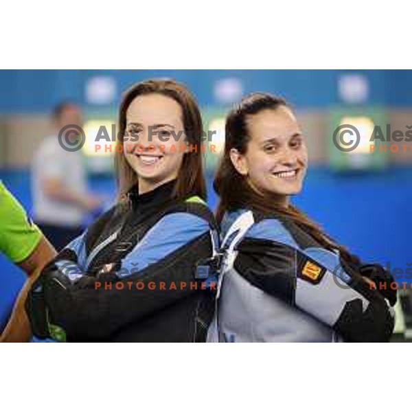 Ziva Dvorsak of Slovenia, bronze medalist at air rifle shooting during second day of 18. Mediteranean Games Tarragona 2018 (Sredozemske Igre) in Spain on June 24, 2018