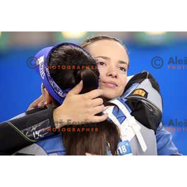 Ziva Dvorsak of Slovenia, bronze medalist at air rifle shooting during second day of 18. Mediteranean Games Tarragona 2018 (Sredozemske Igre) in Spain on June 24, 2018
