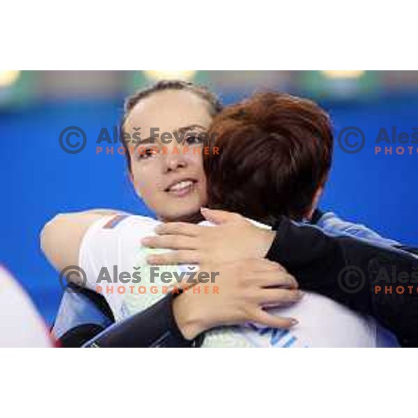 Ziva Dvorsak of Slovenia, bronze medalist at air rifle shooting during second day of 18. Mediteranean Games Tarragona 2018 (Sredozemske Igre) in Spain on June 24, 2018