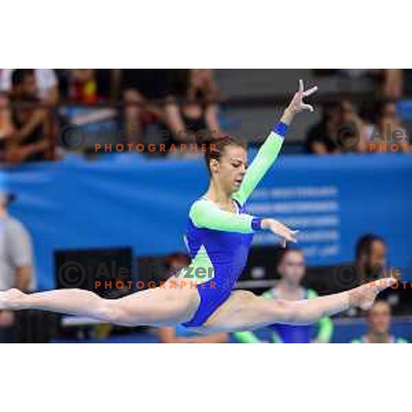 Tjasa Kysselef of Slovenia during Artistic Gymnastics team Qualifications at second day of 18. Mediteranean Games Tarragona 2018 (Sredozemske Igre) in Spain on June 24, 2018