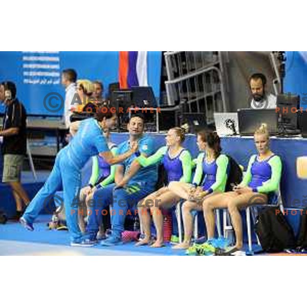 Teja Belak of Slovenia during Artistic Gymnastics team Qualifications at second day of 18. Mediteranean Games Tarragona 2018 (Sredozemske Igre) in Spain on June 24, 2018