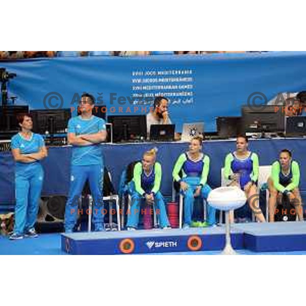 of Slovenia during Artistic Gymnastics team Qualifications at second day of 18. Mediteranean Games Tarragona 2018 (Sredozemske Igre) in Spain on June 24, 2018