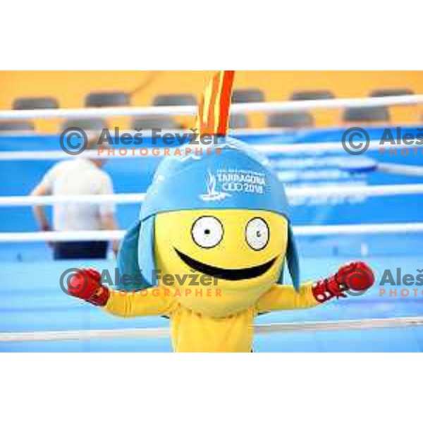 Aljaz Venko of Slovenia boxing in first round of 18. Mediteranean Games Tarragona 2018 (Sredozemske Igre) in Spain on June 25, 2018