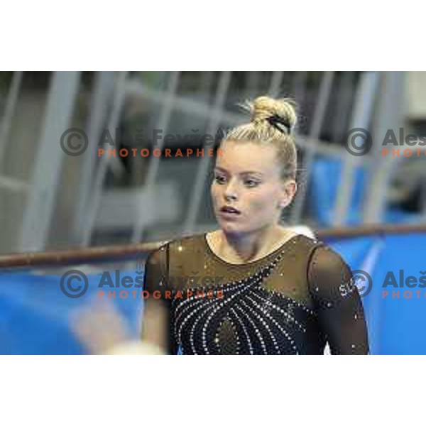 Teja Belak of Slovenia during Artistic Gymnastics Finals at 18. Mediteranean Games Tarragona 2018 (Sredozemske Igre) in Spain on June 26, 2018