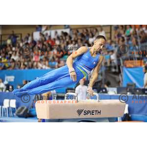 Saso Bertoncelj of Slovenia during Artistic Gymnastics Finals at 18. Mediteranean Games Tarragona 2018 (Sredozemske Igre) in Spain on June 26, 2018