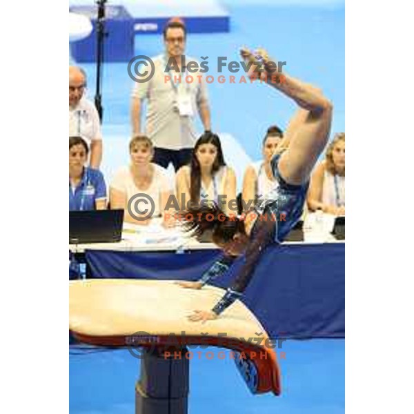 Tjasa Kysselef of Slovenia during Artistic Gymnastics Finals at 18. Mediteranean Games Tarragona 2018 (Sredozemske Igre) in Spain on June 26, 2018