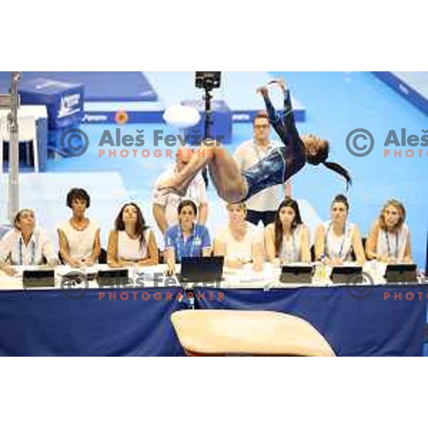 Tjasa Kysselef of Slovenia during Artistic Gymnastics Finals at 18. Mediteranean Games Tarragona 2018 (Sredozemske Igre) in Spain on June 26, 2018