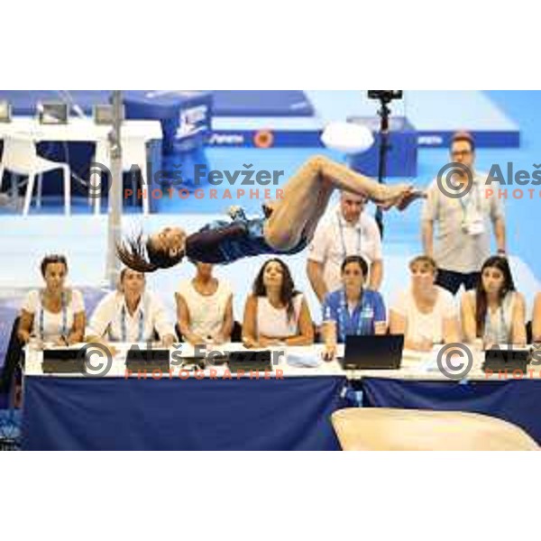 Tjasa Kysselef of Slovenia during Artistic Gymnastics Finals at 18. Mediteranean Games Tarragona 2018 (Sredozemske Igre) in Spain on June 26, 2018
