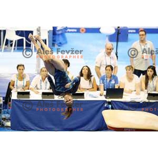 Tjasa Kysselef of Slovenia during Artistic Gymnastics Finals at 18. Mediteranean Games Tarragona 2018 (Sredozemske Igre) in Spain on June 26, 2018