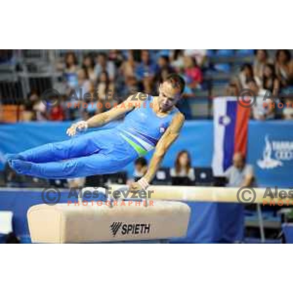 Saso Bertoncelj of Slovenia during Artistic Gymnastics Finals at 18. Mediteranean Games Tarragona 2018 (Sredozemske Igre) in Spain on June 26, 2018