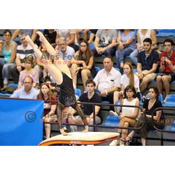 Teja Belak of Slovenia during Artistic Gymnastics Finals at 18. Mediteranean Games Tarragona 2018 (Sredozemske Igre) in Spain on June 26, 2018