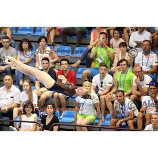 Teja Belak of Slovenia during Artistic Gymnastics Finals at 18. Mediteranean Games Tarragona 2018 (Sredozemske Igre) in Spain on June 26, 2018