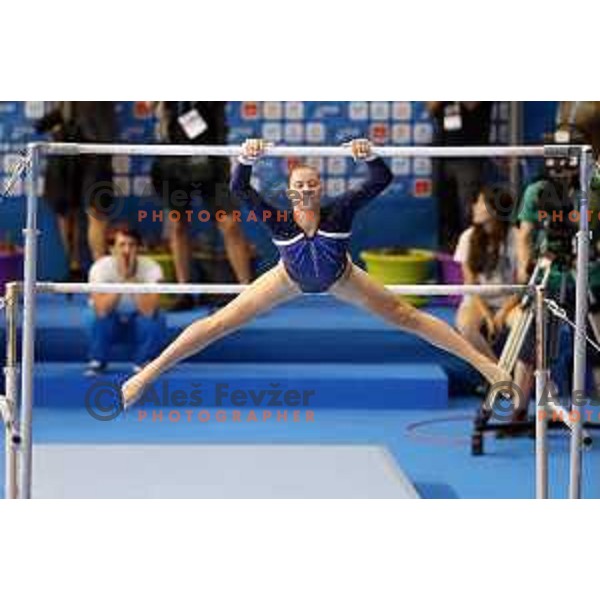 Lucija Hribar of Slovenia during Artistic Gymnastics Finals at 18. Mediteranean Games Tarragona 2018 (Sredozemske Igre) in Spain on June 26, 2018