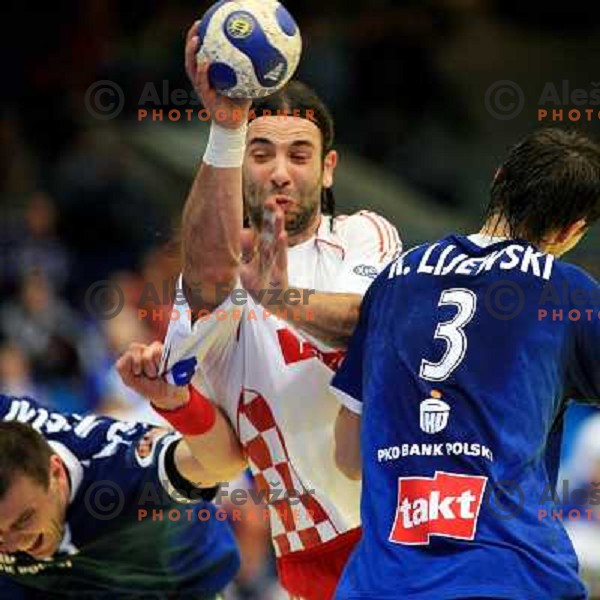 Norway, Stavanger, 17/01/2008. Ivano BALIC (4) during the first European Handball Championship preliminary match. 