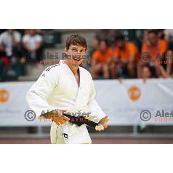 Andraz Jereb of Slovenia in action during judo tournament at 18. Mediteranean Games Tarragona 2018 (Sredozemske Igre) in Spain on June 27, 2018