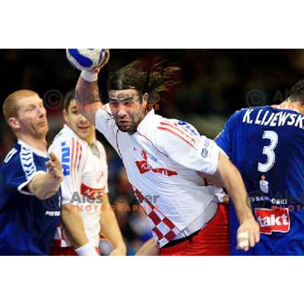 Norway, Stavanger, 17/01/2008. Ivano BALIC (4) during the first European Handball Championship preliminary match. 