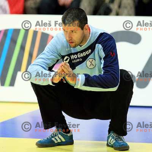 Norway, Stavanger, 18/01/2008. Beno LAPAJNE (16) prior to the second European Handball Championship preliminary match against Poland.