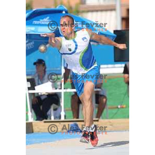 Ales Borcnik of Slovenia, gold medalist in bowles at 18. Mediteranean Games Tarragona 2018 (Sredozemske Igre) in Spain on June 29, 2018