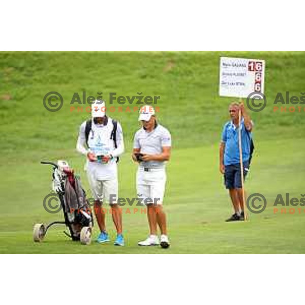 Zan Luka Stirn of Slovenia, winner of bronze medal at golf tournament at 18. Mediteranean Games Tarragona 2018 (Sredozemske Igre) in Spain on June 28, 2018