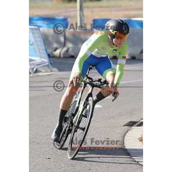 Jaka Primozic of Slovenia at time trial during 18. Mediteranean Games Tarragona 2018 (Sredozemske Igre) in Spain on June 30, 2018