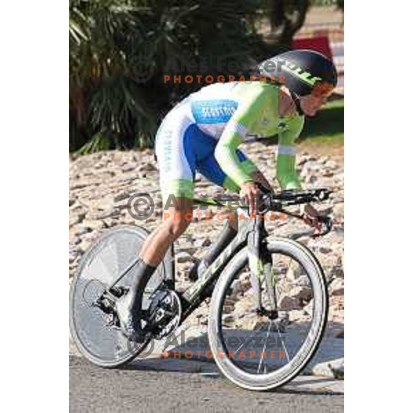Jaka Primozic of Slovenia at time trial during 18. Mediteranean Games Tarragona 2018 (Sredozemske Igre) in Spain on June 30, 2018