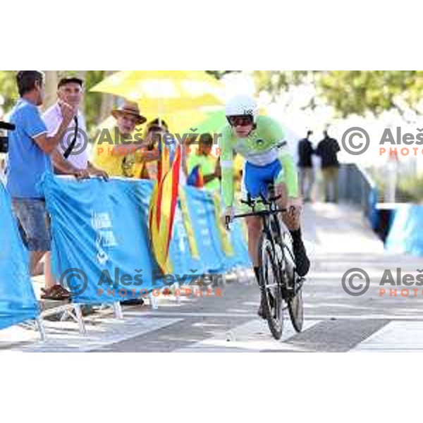 Izidor Penko of Slovenia at time trial during 18. Mediteranean Games Tarragona 2018 (Sredozemske Igre) in Spain on June 30, 2018