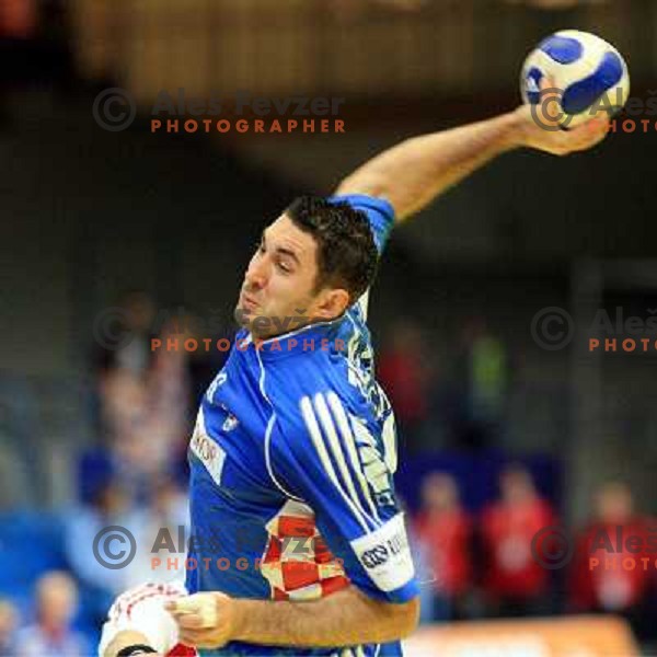 Norway, Stavanger, 18/01/2008. Blazenko LACKOVIC (6) during the second European Handball Championship preliminary match against Czech Republic. 