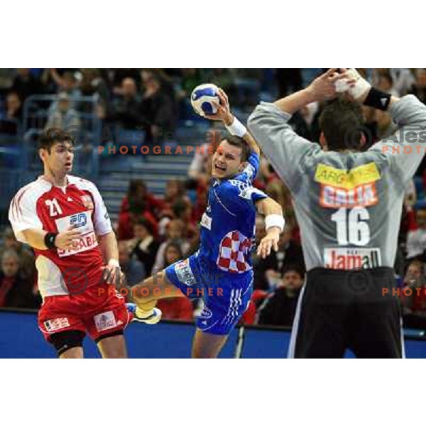 Norway, Stavanger, 18/01/2008. Niksa KALEB (2) during the second European Handball Championship preliminary match against Czech Republic. 