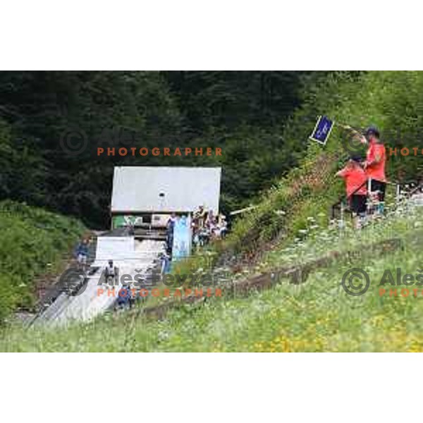 Gorazd Bertoncelj at FIS Continental Cup Ski jumping in Kranj, Slovenia on July 8, 2018