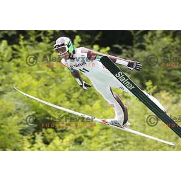 Bor Pavlovcic at FIS Continental Cup Ski jumping in Kranj, Slovenia on July 8, 2018