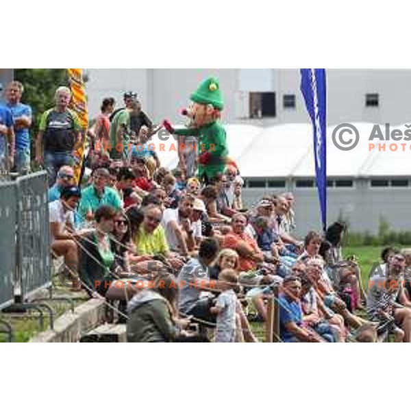 at FIS Continental Cup Ski jumping in Kranj, Slovenia on July 8, 2018