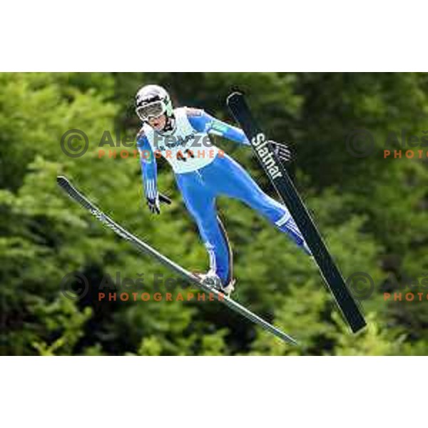 Bor Pavlovcic at FIS Continental Cup Ski jumping in Kranj, Slovenia on July 8, 2018