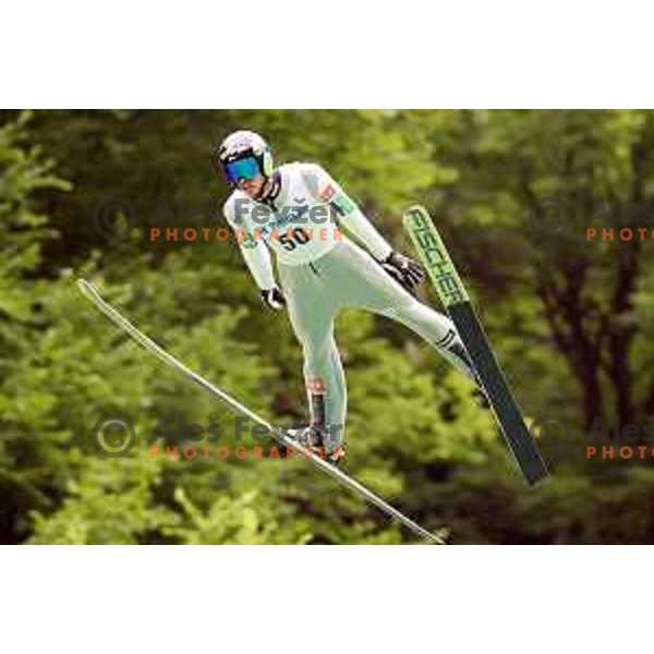 Anze Semenic at FIS Continental Cup Ski jumping in Kranj, Slovenia on July 8, 2018
