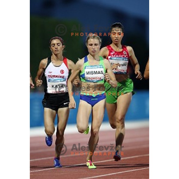 Marusa Mismas (SLO) competes in 3000 meters steeple at Tarragona 2018 Mediteranean Games, Spain on June 28, 2018