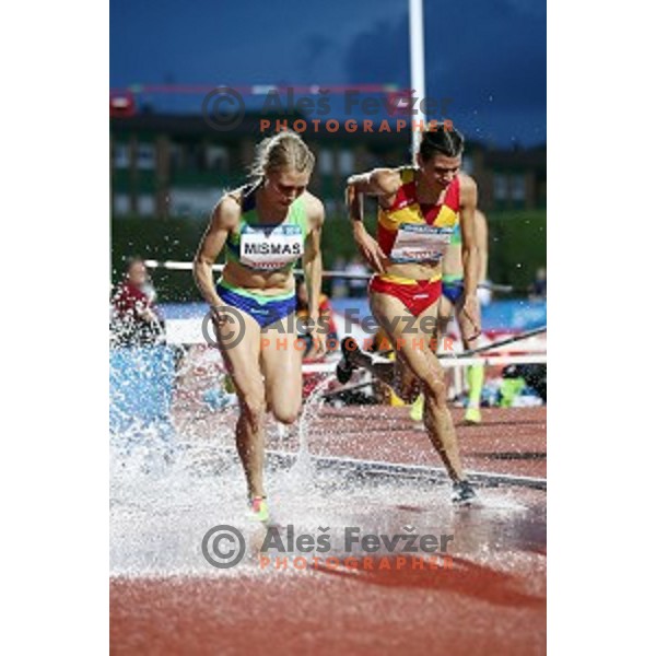 Marusa Mismas (SLO) competes in 3000 meters steeple at Tarragona 2018 Mediteranean Games, Spain on June 28, 2018