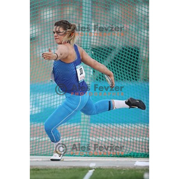 Sandra Perkovic (CRO), Olympic and World Champion competes in discus throw at Tarragona 2018 Mediteranean Games, Spain on June 28, 2018