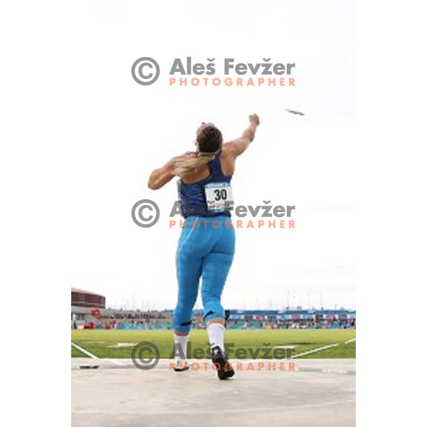 Sandra Perkovic (CRO), Olympic and World Champion competes in discus throw at Tarragona 2018 Mediteranean Games, Spain on June 28, 2018