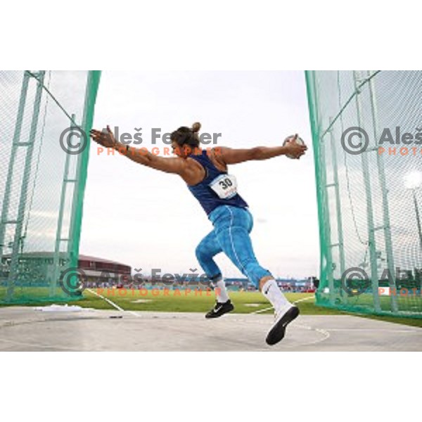 Sandra Perkovic (CRO), Olympic and World Champion competes in discus throw at Tarragona 2018 Mediteranean Games, Spain on June 28, 2018